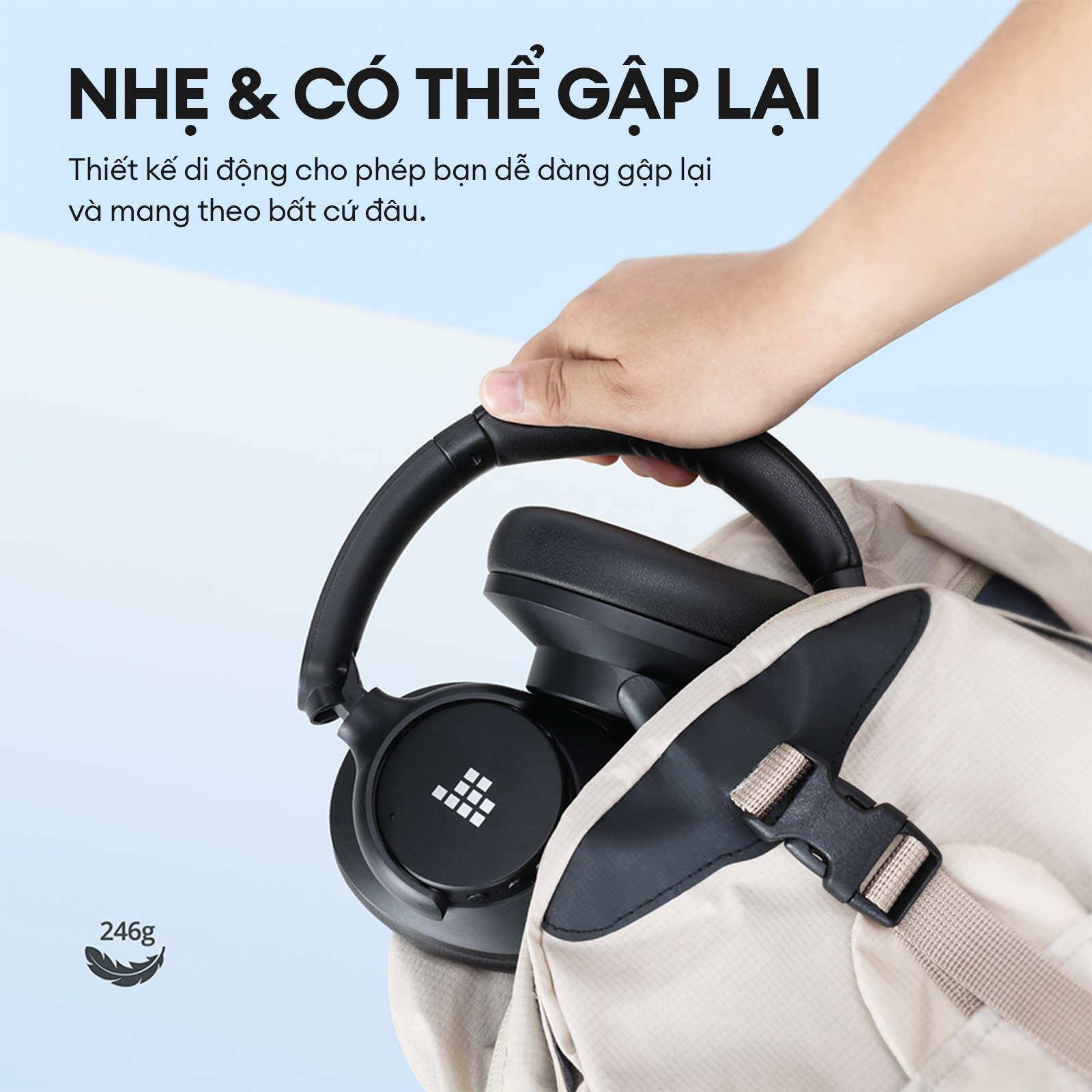 Mô tả Tai Nghe Bluetooth Tronsmart SOUNFII Q20/Q20s V5.3|  Chống Ồn Chủ Động ANC | 50H chơi nhạc | Bảo hành 12 tháng - 4