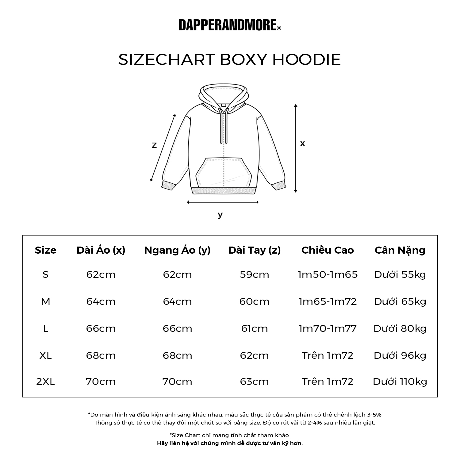 Mô tả Áo Khoác Hoodie DAPPERANDMORE Form Boxy Uniform Zipped Vải Nỉ Chân Cua 100% Cotton 450GSM - Brown - 3