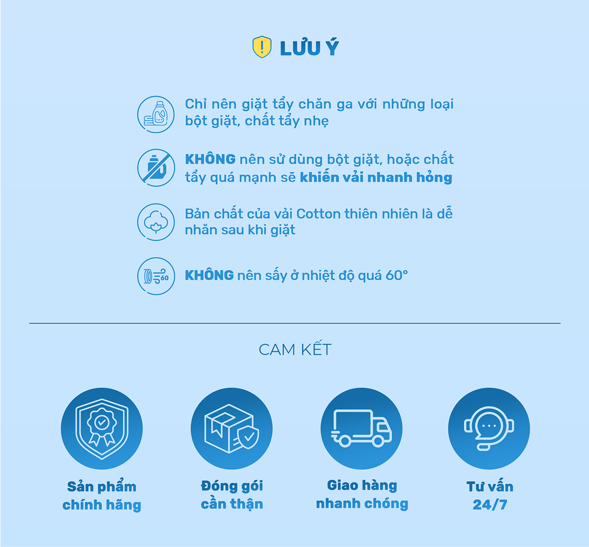 Mô tả Bộ chăn ga trắng khách sạn CHU MY, cotton Sateen 100%, T400, chuẩn 5 sao cho phòng ngủ - 8