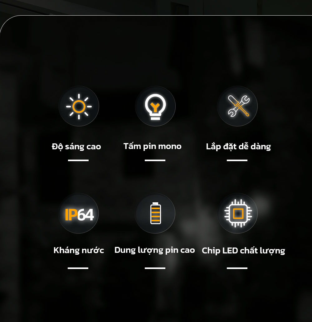 Mô tả Đèn Pha Led Cảm Biến Chuyển Động Ngoài Trời Năng Lượng Mặt Trời MODI SOLAR Có Cổng Sạc USB - 2