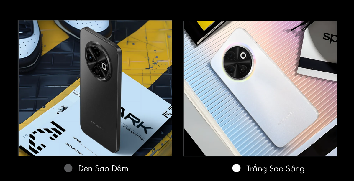 Mô tả Điện thoại Tecno Spark 30C (4+4)GB/128GB - Helio G81 | 5000 mAh | Sạc nhanh 18W - 5