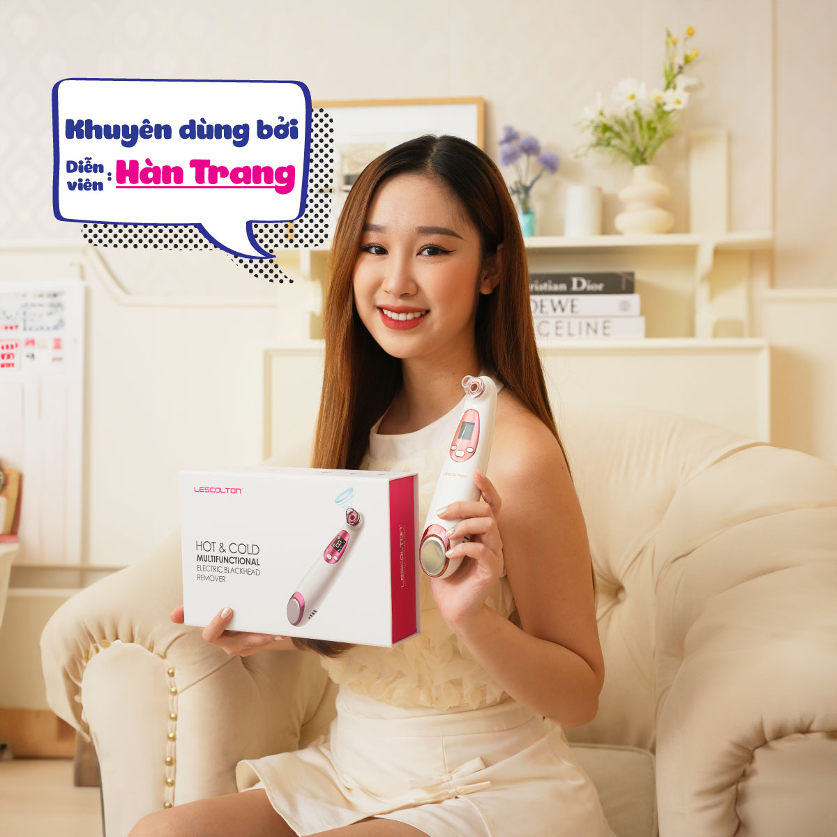 Mô tả Máy Hút Mụn Đầu Đen Mini Lescolton 3 Trong 1 LSO04 - Đẩy Tinh Chất, Nâng Cơ Mặt, Massage, Làm Sạch Sâu Lỗ Chân Lông - 2
