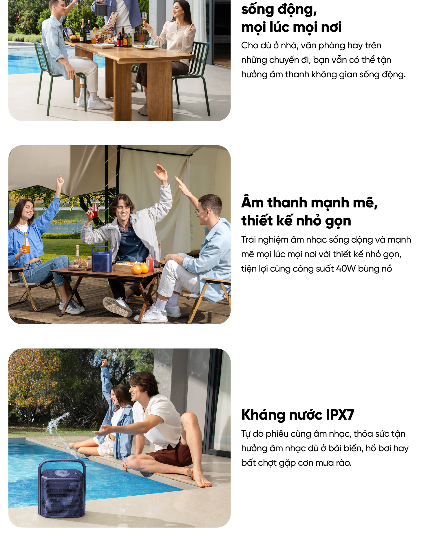Mô tả Loa bluetooth soundcore Motion X500 | Chống nước IPX7 | Công suất 40W - 3