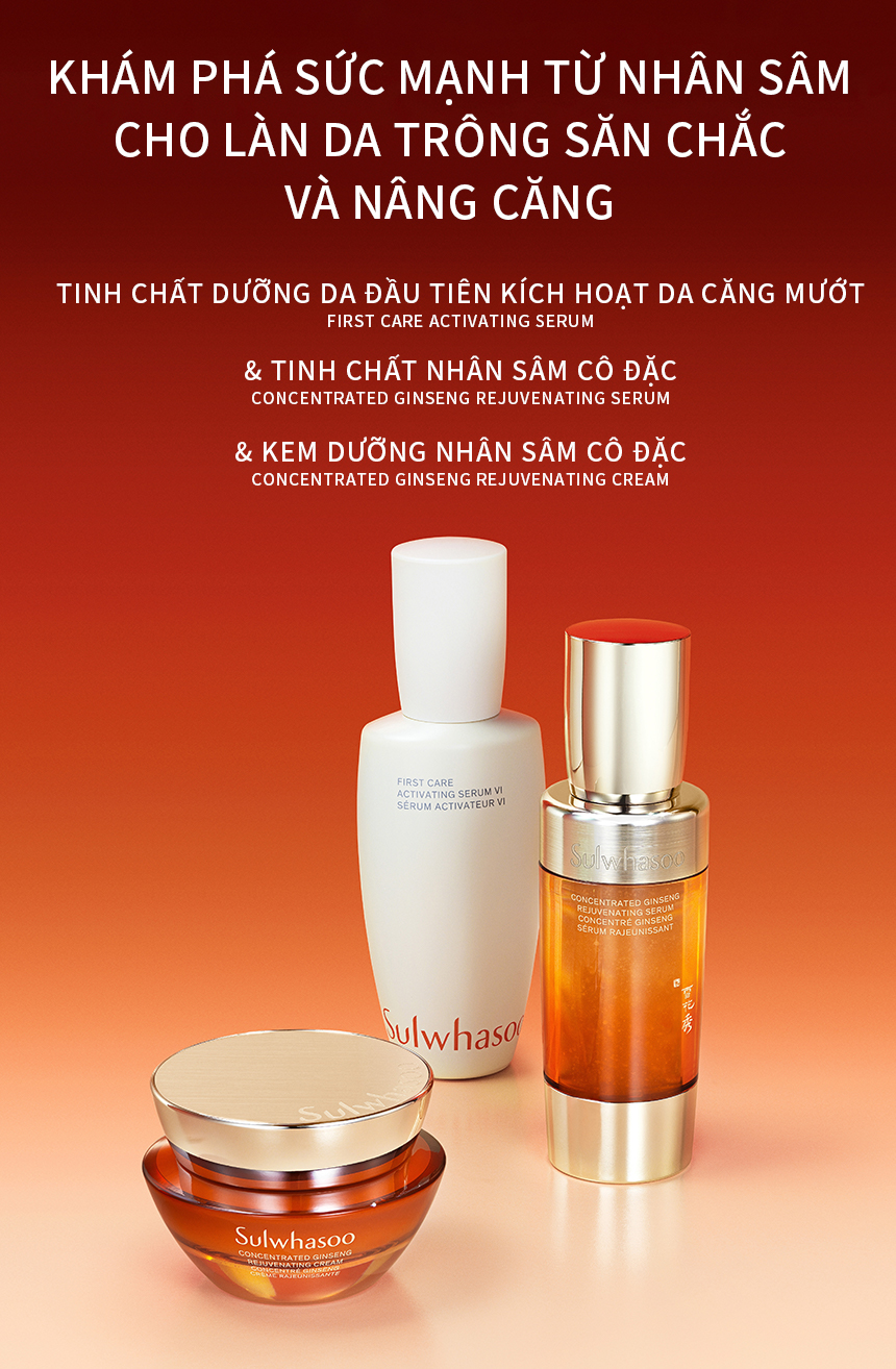 Mô tả Bộ Tinh Chất Nhân Sâm Cô Đặc Dưỡng Da Săn Chắc 15ml Sulwhasoo CGR Serum Trial Kit (3 món) - 6