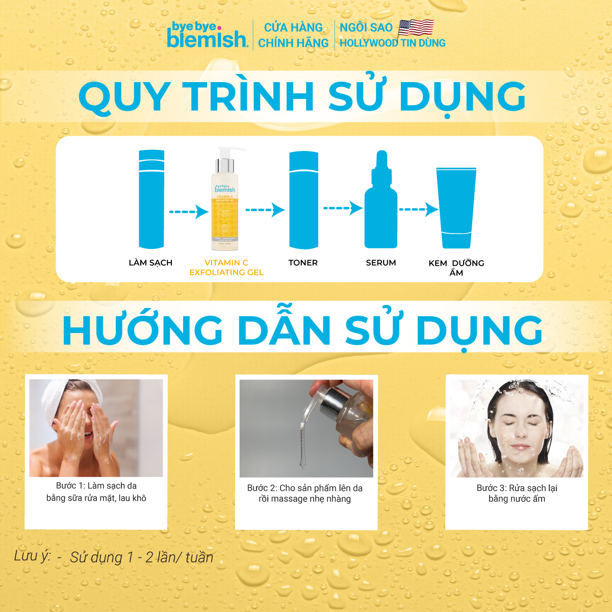 Mô tả Combo Gel Tẩy Tế Bào Chết Vitamin C + Chấm Mụn/Thâm Bye Bye Blemish Giúp Sạch Da, Giảm Mụn/Thâm Nhanh - 2