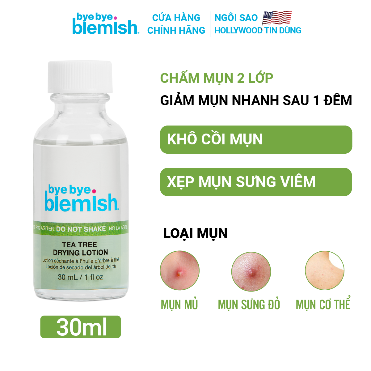 Mô tả Combo Gel Tẩy Tế Bào Chết Vitamin C + Chấm Mụn/Thâm Bye Bye Blemish Giúp Sạch Da, Giảm Mụn/Thâm Nhanh - 4