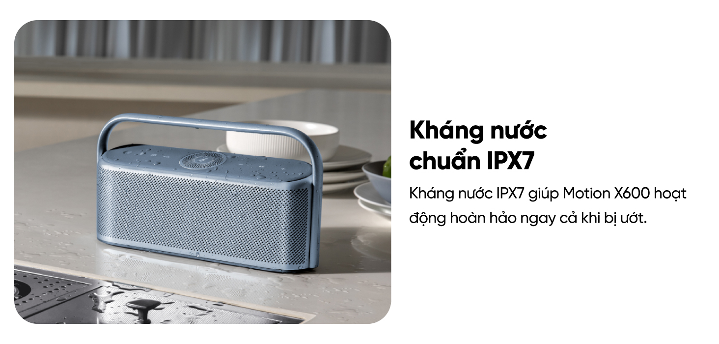 Mô tả Loa bluetooth soundcore Motion X600 | Công suất 50W | Pin 12 giờ - 10