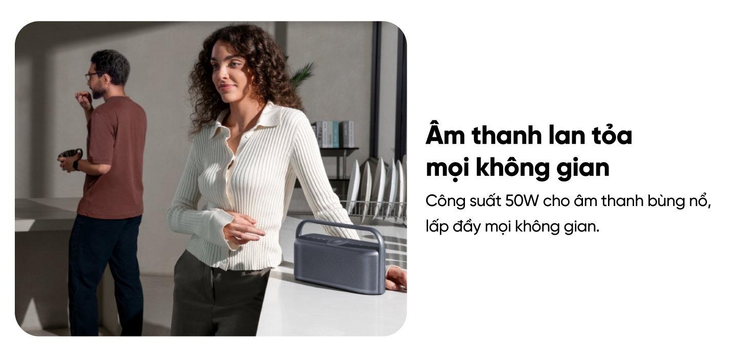Mô tả Loa bluetooth soundcore Motion X600 | Công suất 50W | Pin 12 giờ - 11