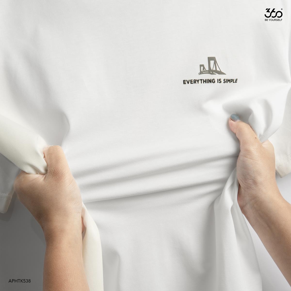 Áo thun nam 360 Boutique APHTK538 form regular fit