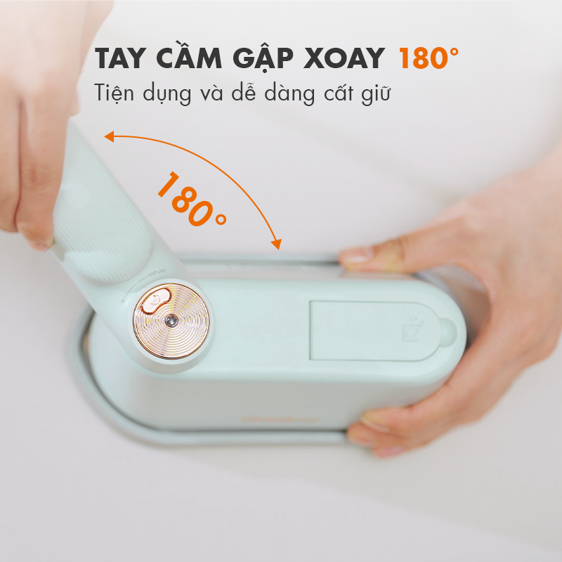 Bàn ủi hơi nước Gaabor HM-M01A công suất 1200W cầm tay hơi phun mạnh mẽ nhỏ gọn khử trùng khử mùi