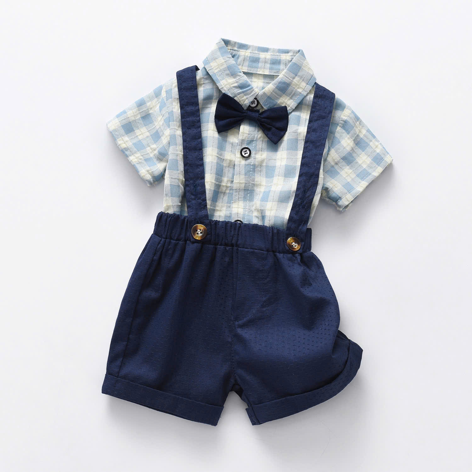 Mô tả Set Công Tử Fbaby Thôi Nôi Đi Chơi Dự Tiệc Gồm 4 Chi Tiết Aó Chất Liệu Thô Đũi Phối Quần Kaki Cho Bé Trai 6-16kg - 4