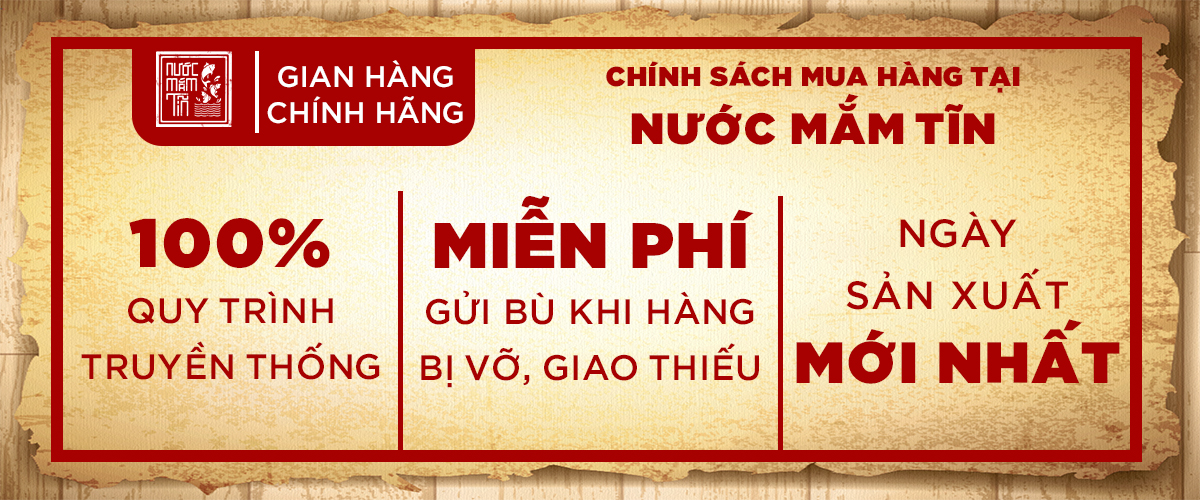 Mô tả Mắm tôm thùng gỗ Làng Chài Xưa nguyên liệu tươi, thơm ngon đặc biệt chai 260g - 1