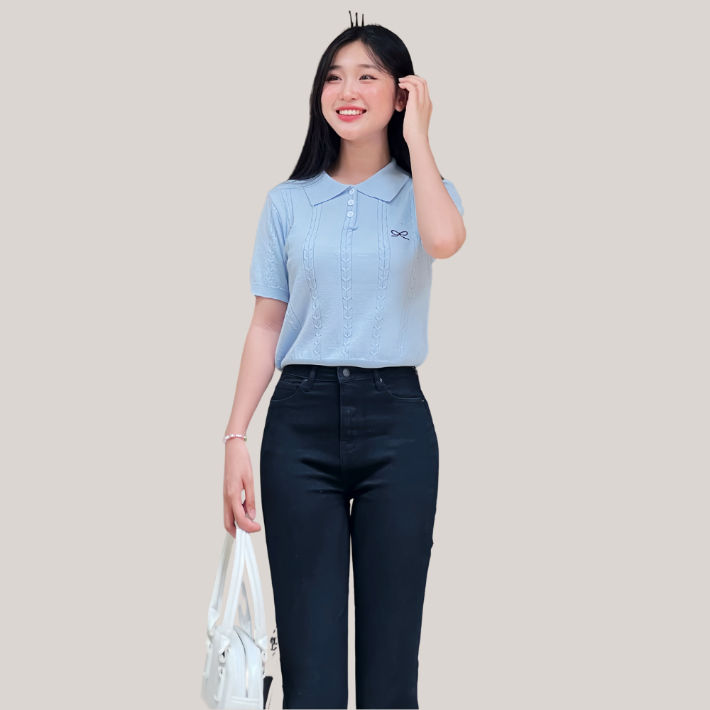 Quần jean nữ ống đứng S100