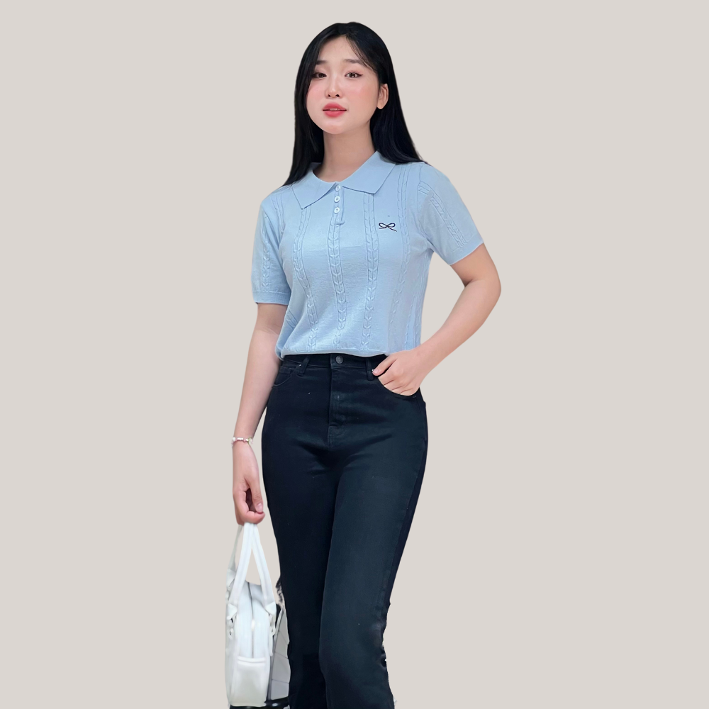 Quần jean nữ ống đứng S100