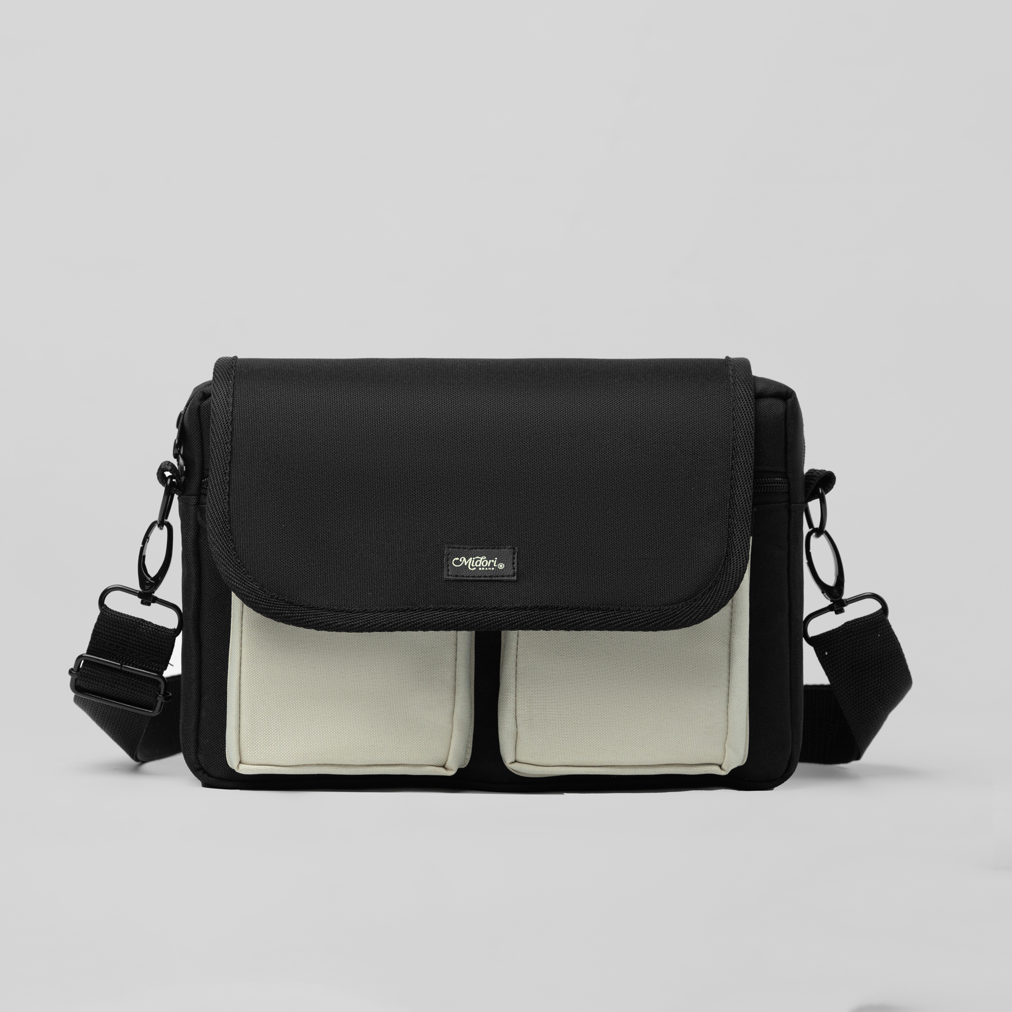 Mô tả Túi Vải đeo chéo BRANDON thời trang cao cấp Nam Nữ Trượt nước | Local Brand Midori M Studio - 1