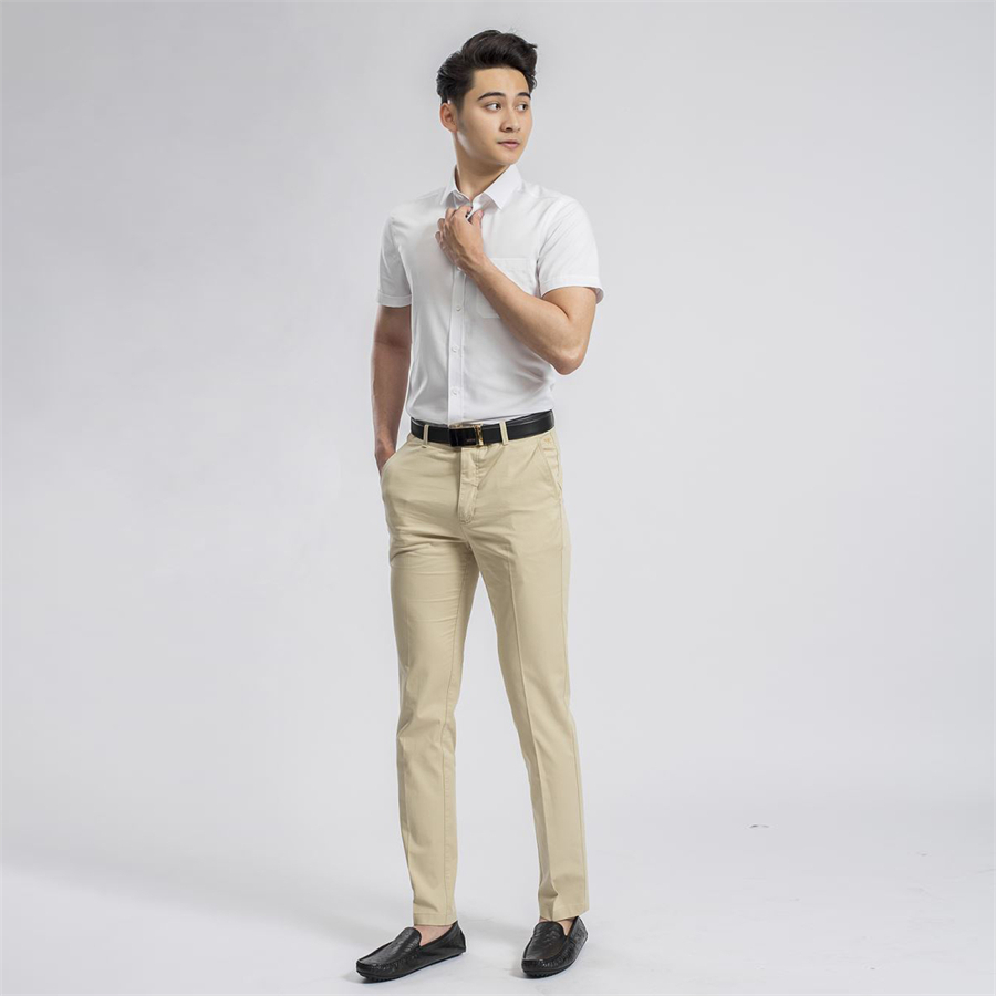 Mô tả Quần kaki dài nam ARISTINO dáng Slim fit ống đứng, ôm vừa vặn - AKKR0309 - 2