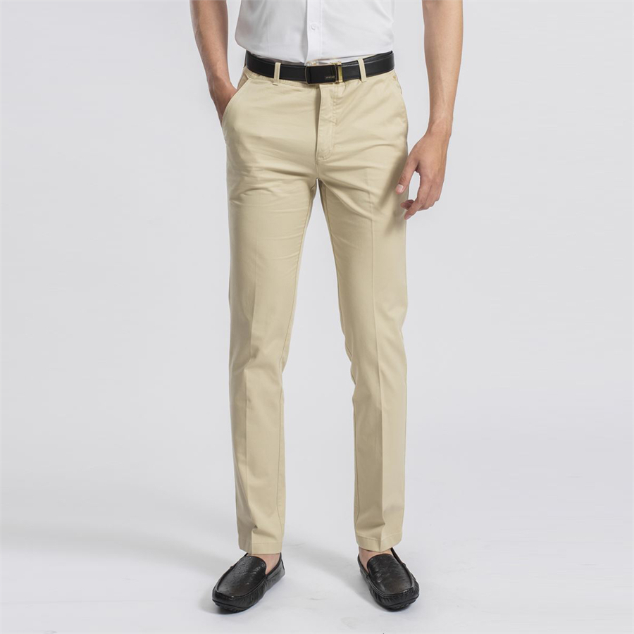 Mô tả Quần kaki dài nam ARISTINO dáng Slim fit ống đứng, ôm vừa vặn - AKKR0309 - 3