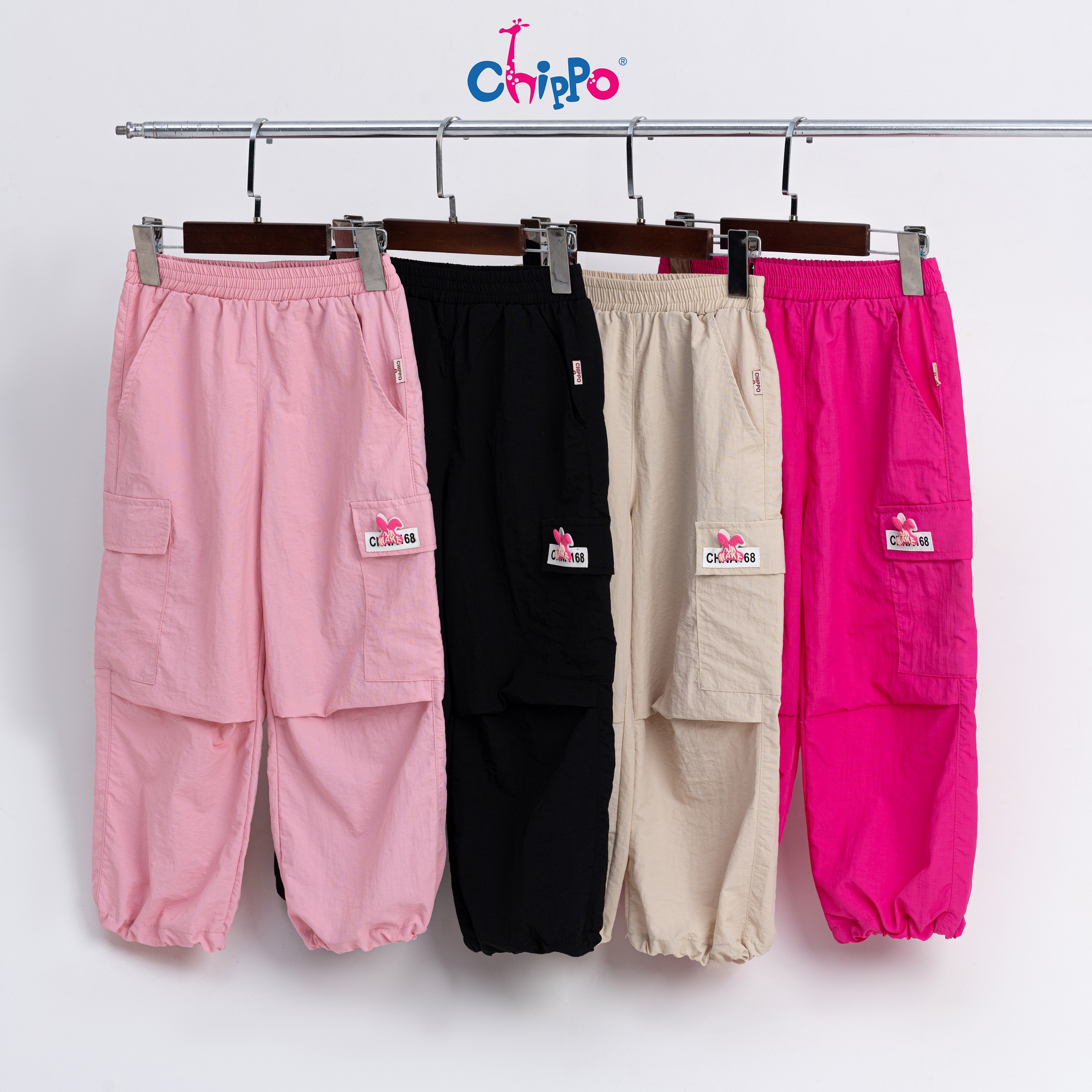 Mô tả Quần jogger gió bé gái Chippo chất liệu gió mềm mại cho bé từ 4 đến 14 Tuổi(14-40Kg) Quần gió 68 - 5
