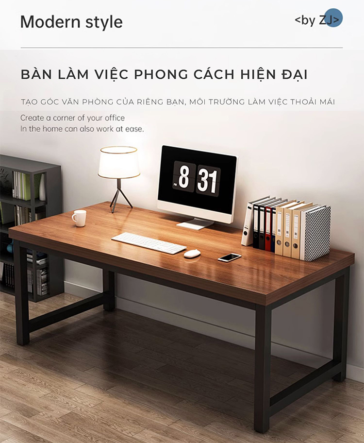 Mô tả Bàn gaming cao cấp phong cách hiện đại khung thép lớn mặt bàn 25mm thương hiệu IGA -GM166 - 1