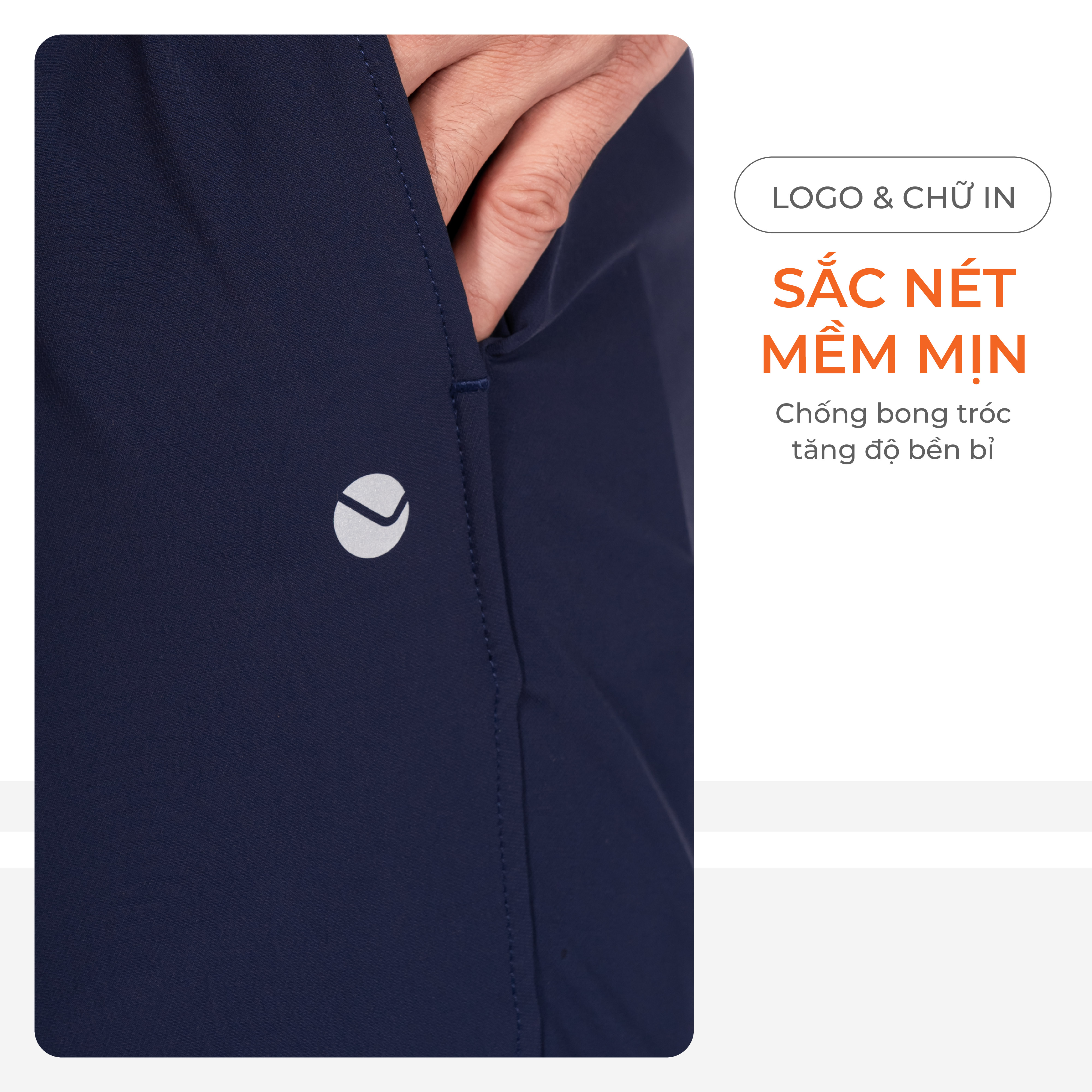 Mô tả Quần Gió Nam Livan Sport LV24W04M301, Quần Gió Co Giãn, Thoải Mái Vận Động, Quần Dài Nam, Quần Dài Nam Cạp Chun - 2