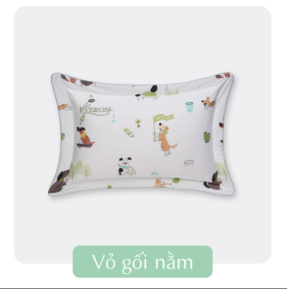 Mô tả Vỏ gối nằm BST2025 Everon (Kích thước 45x65, Họa tiết in/thêu, Chất liệu Tencel/Modal/Cotton) - 1