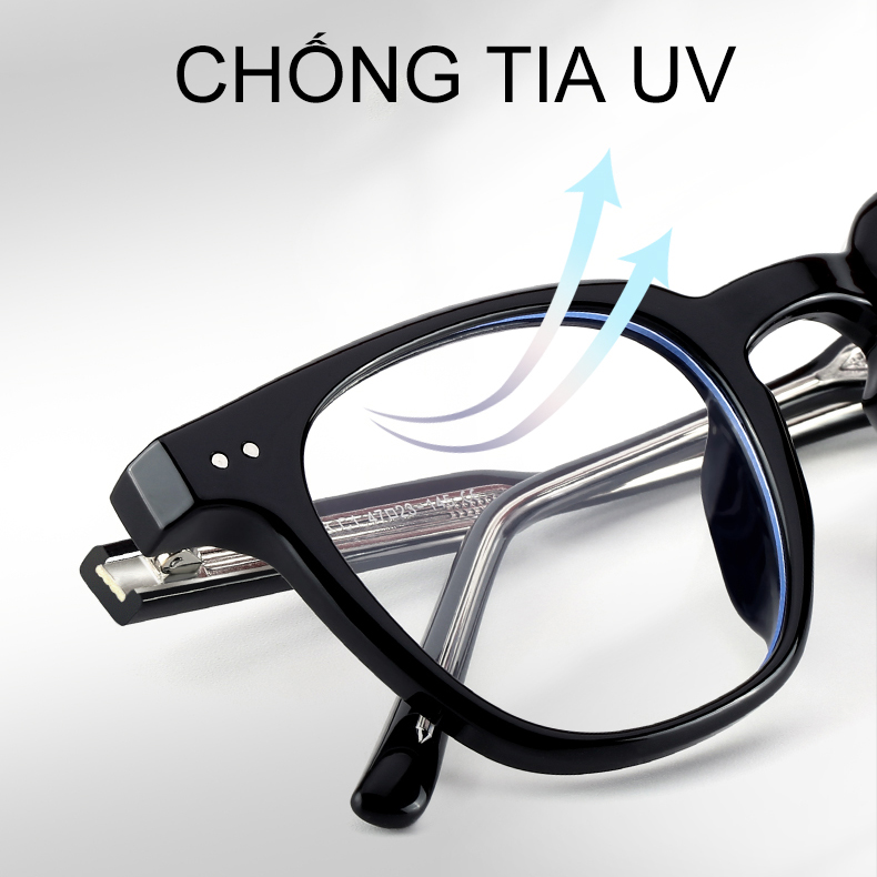 Mô tả Gọng kính cận thời trang nữ ANDU EYEWEAR dáng vuông LUTTO chất liệu nhựa cốt kim loại- 17175 - 5