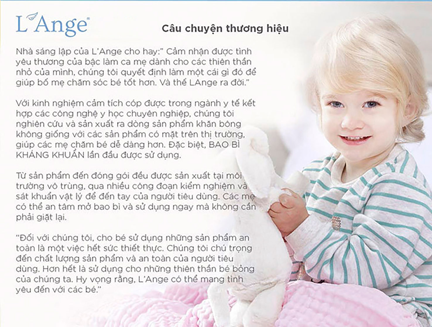 Mô tả L’Ange Khăn vải bông 3 lớp 90x90cm (set 2 cái) - 10