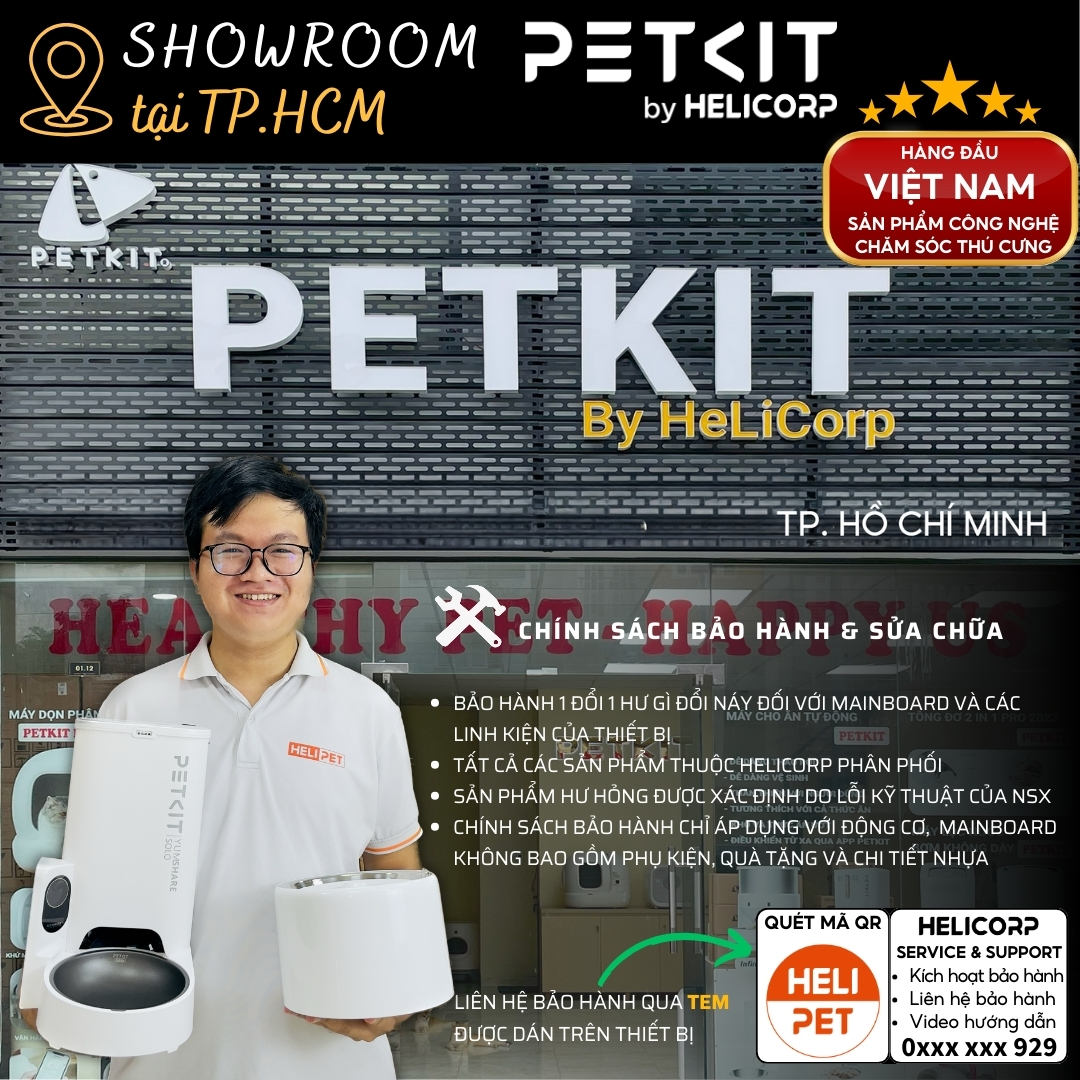 Mô tả [NEW 2025] Máy Vệ Sinh, Dọn Phân Mèo Tự Động PETREE x HeLiPet, Kết Nối Wifi, Dùng App, Bản Quốc Tế - 4