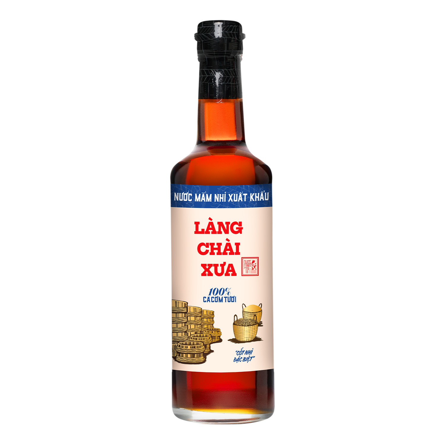 Mô tả Nước Mắm Nhỉ Làng Chài Xưa Xuất Khẩu Nhãn Xanh Chai Thủy Tinh 500ml Cốt Nhỉ Đặc Biệt Vị Dịu Nhẹ - 2