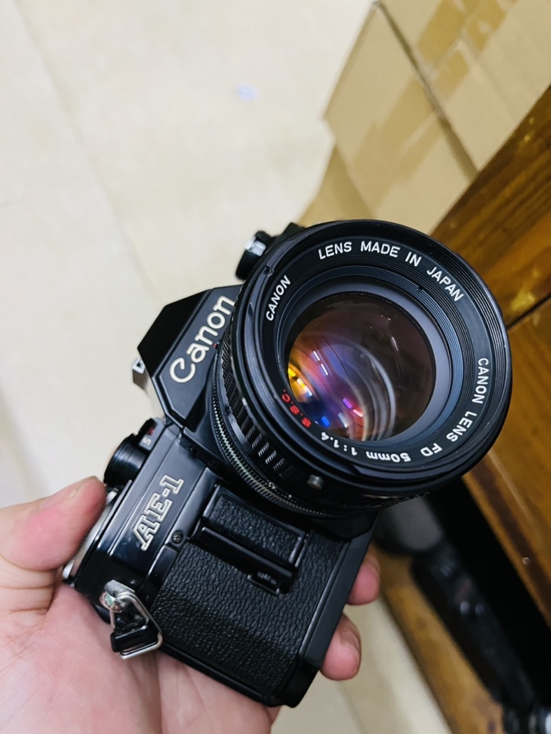 キヤノン Canon AE-1 FD 50mm f1.4 S.S.C. 動作確認（Lens canon