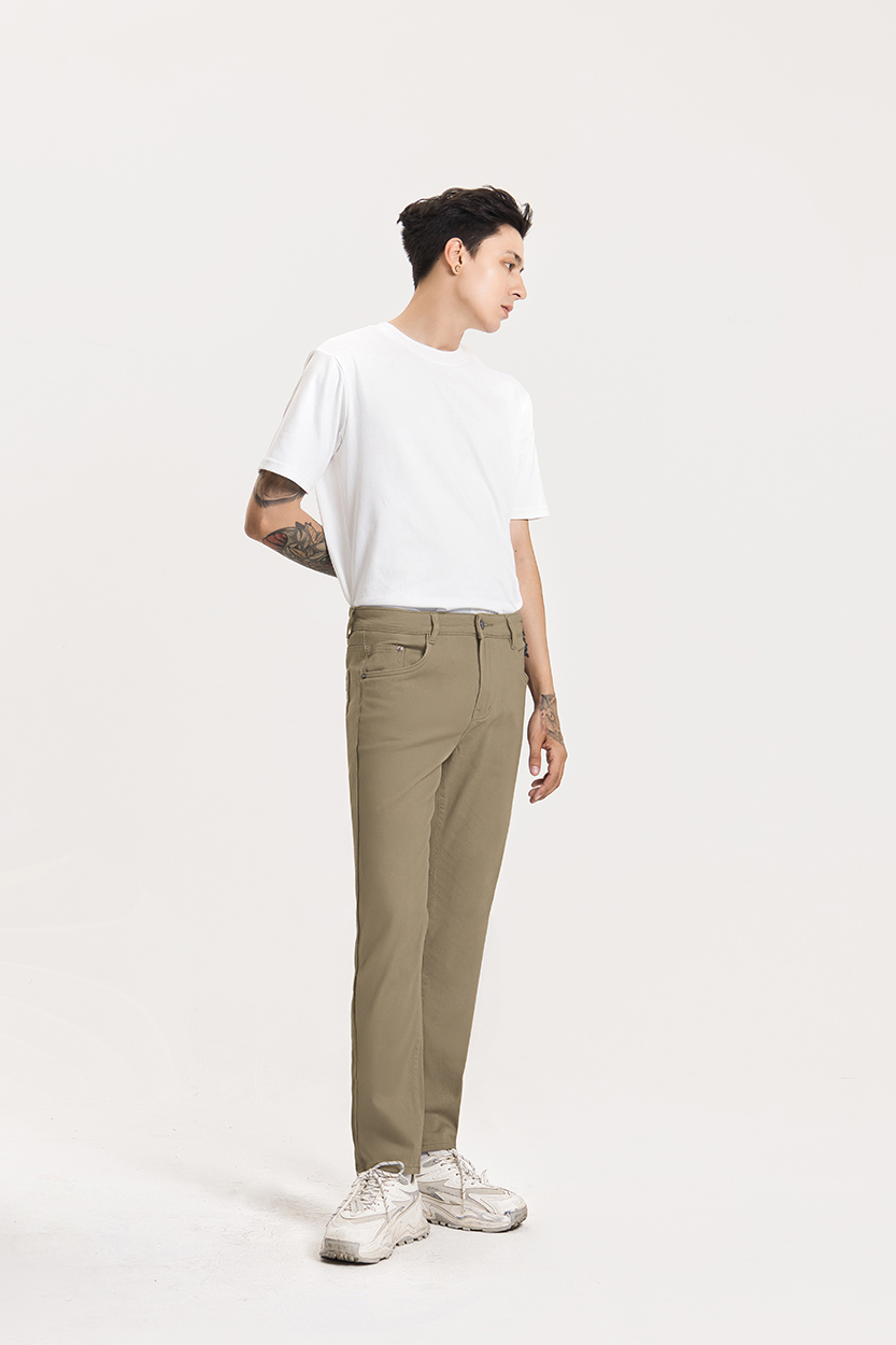 Mô tả Quần Jean Nam Lưng Gài Ống Đứng Cotton Co Giãn Thời Trang Thương Hiệu Y2010 No Style M143 Vol 24 23877 |YaMe| - 1