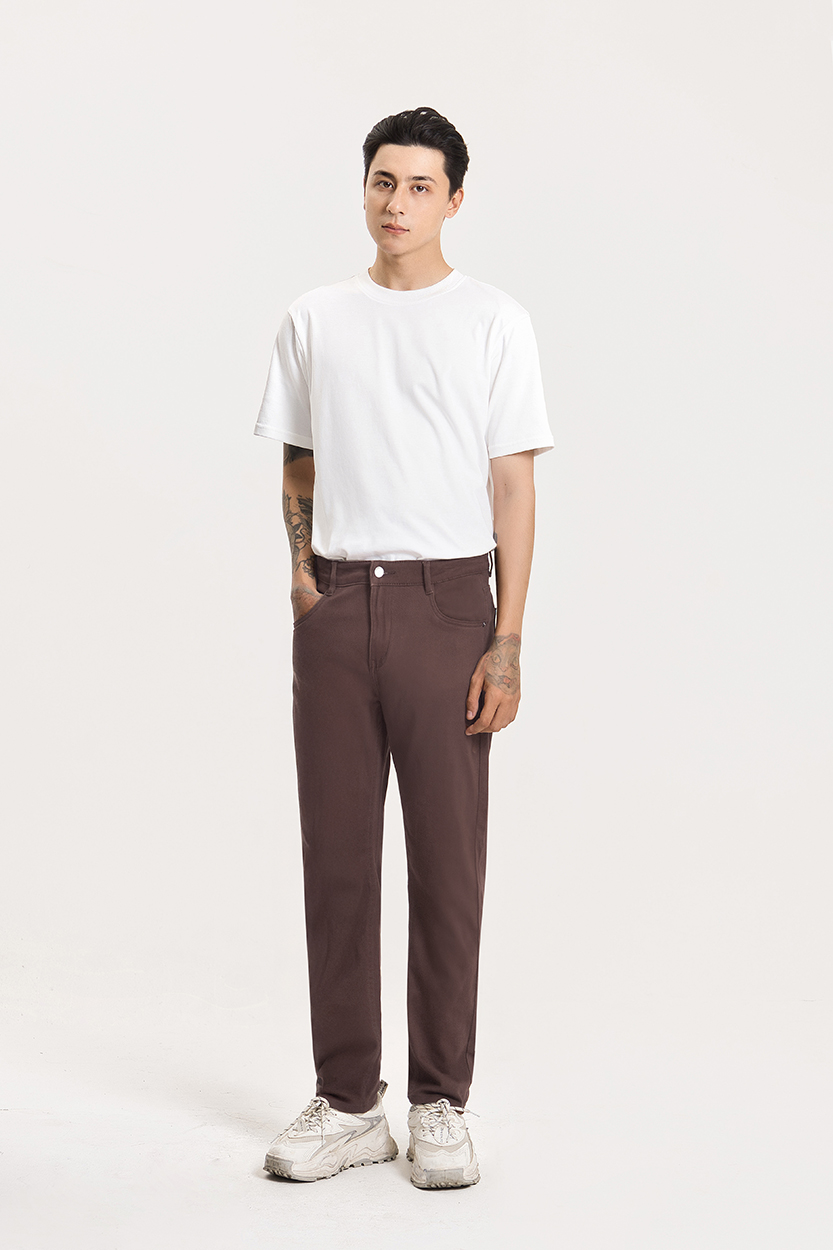 Mô tả Quần Jean Nam Lưng Gài Ống Đứng Cotton Co Giãn Thời Trang Thương Hiệu Y2010 No Style M143 Vol 24 23877 |YaMe| - 4