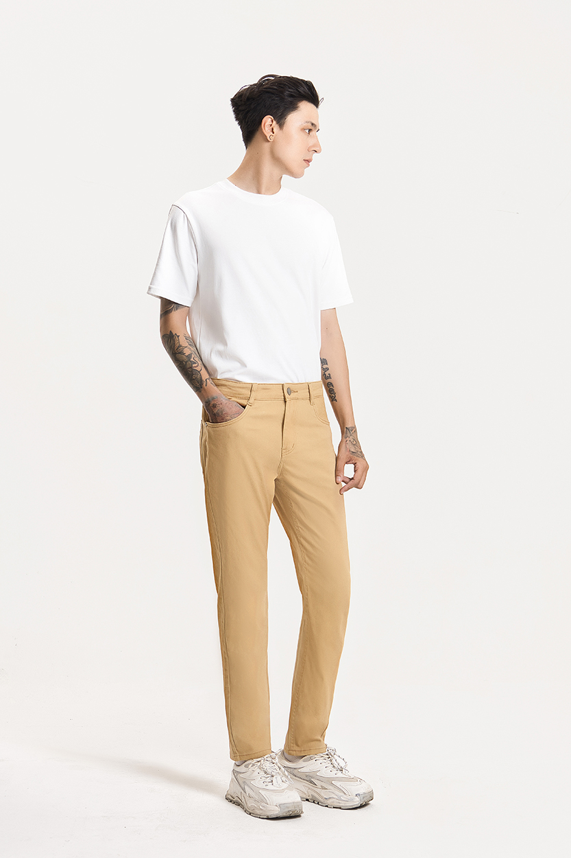 Mô tả Quần Jean Nam Lưng Gài Ống Đứng Cotton Co Giãn Thời Trang Thương Hiệu Y2010 No Style M143 Vol 24 23877 |YaMe| - 5