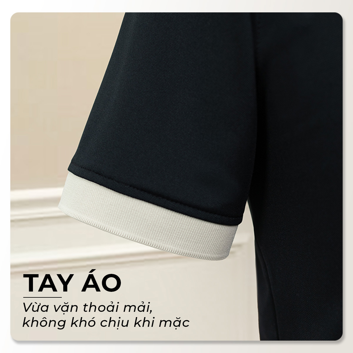 Mô tả Áo polo nam cao cấp DAVIN EAGLE [Tặng Kèm Hộp Quà Xịn] Vải FeelMax thoáng mát, thanh lịch - SIXMEN - 6