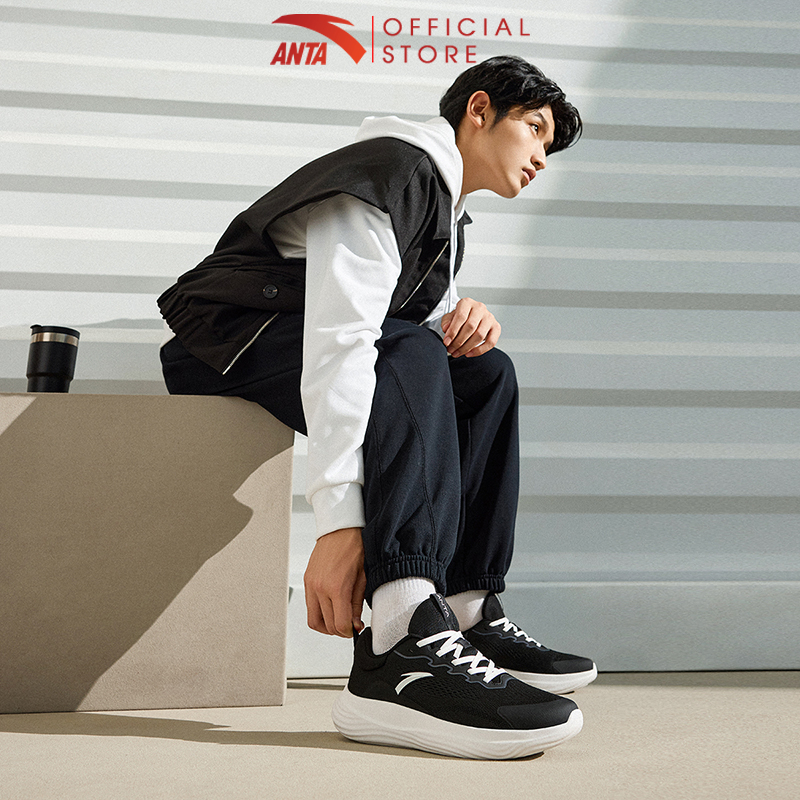 Mô tả Giày tập gym thể thao nam, giày thể thao đi bộ Healthy Walking  ANTA SPORTS 912437713 Giày đi bộ đế nhẹ êm thoáng khí - 3