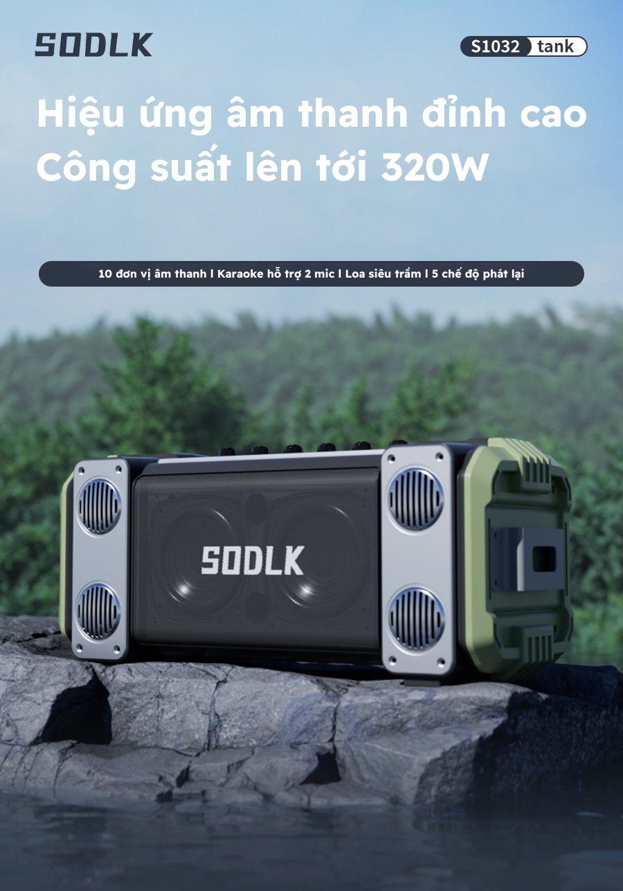 Loa Karaoke Bluetooth SODLK S1032