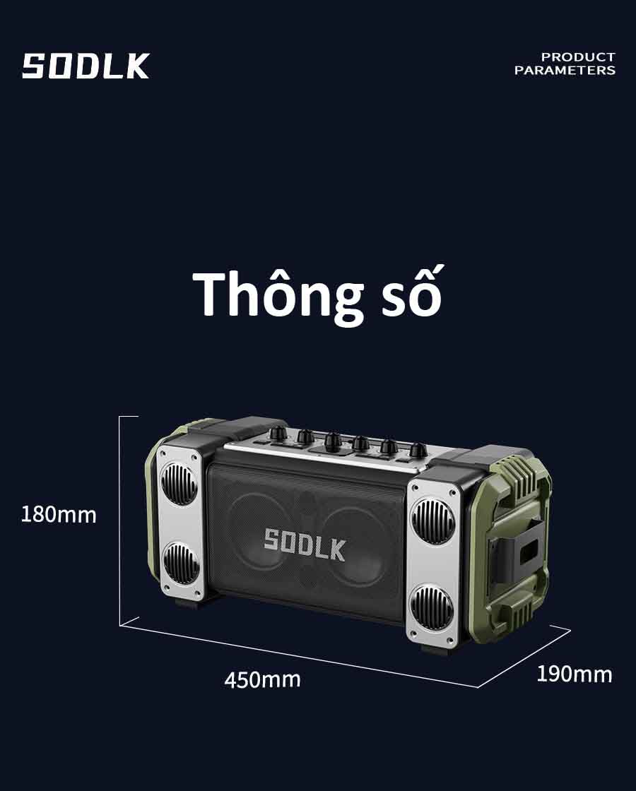 Chi tiết các nút bấm SODLK S1032