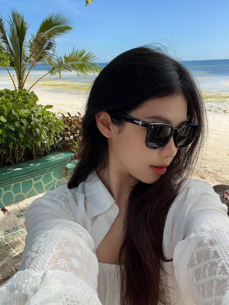 Mô tả Kính mát nam nữ AnDueyewear chống UV400 thiết kế mắt vuông dáng GM dễ đeo màu sắc thời trang 6281 - 7