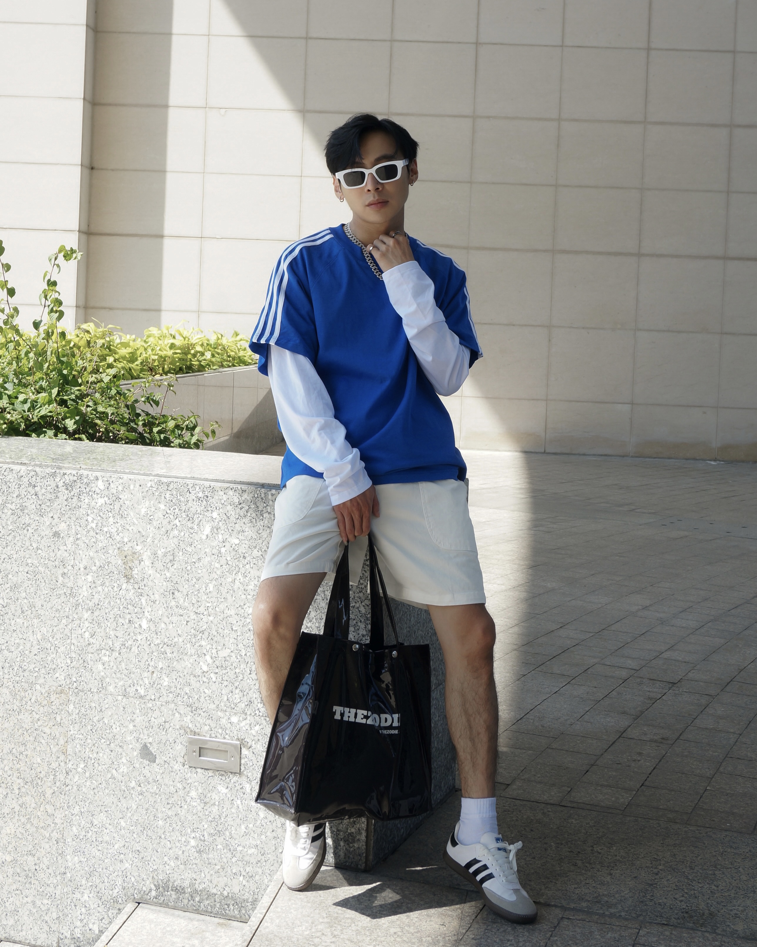 Mô tả Áo thun phom rộng 3 SỌC raglan CAPMAN CLUB, áo phông unisex local brand trẻ trung, thoải mái - 6