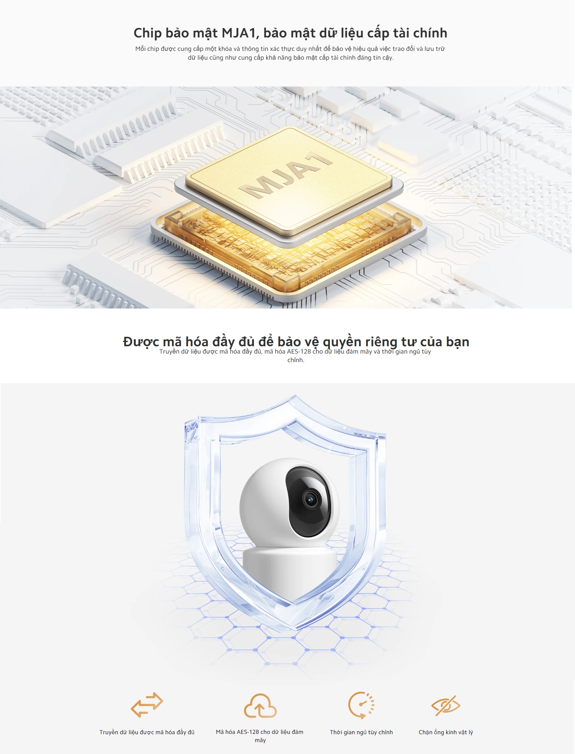 Mô tả Camera Quan Sát Xiaomi Smart Camera C301 | 2K, 3MP, Xoay 360, Phát Hiện Con Người | Phiên Bản Quốc Tế, Bảo Hành 12 Tháng - 2
