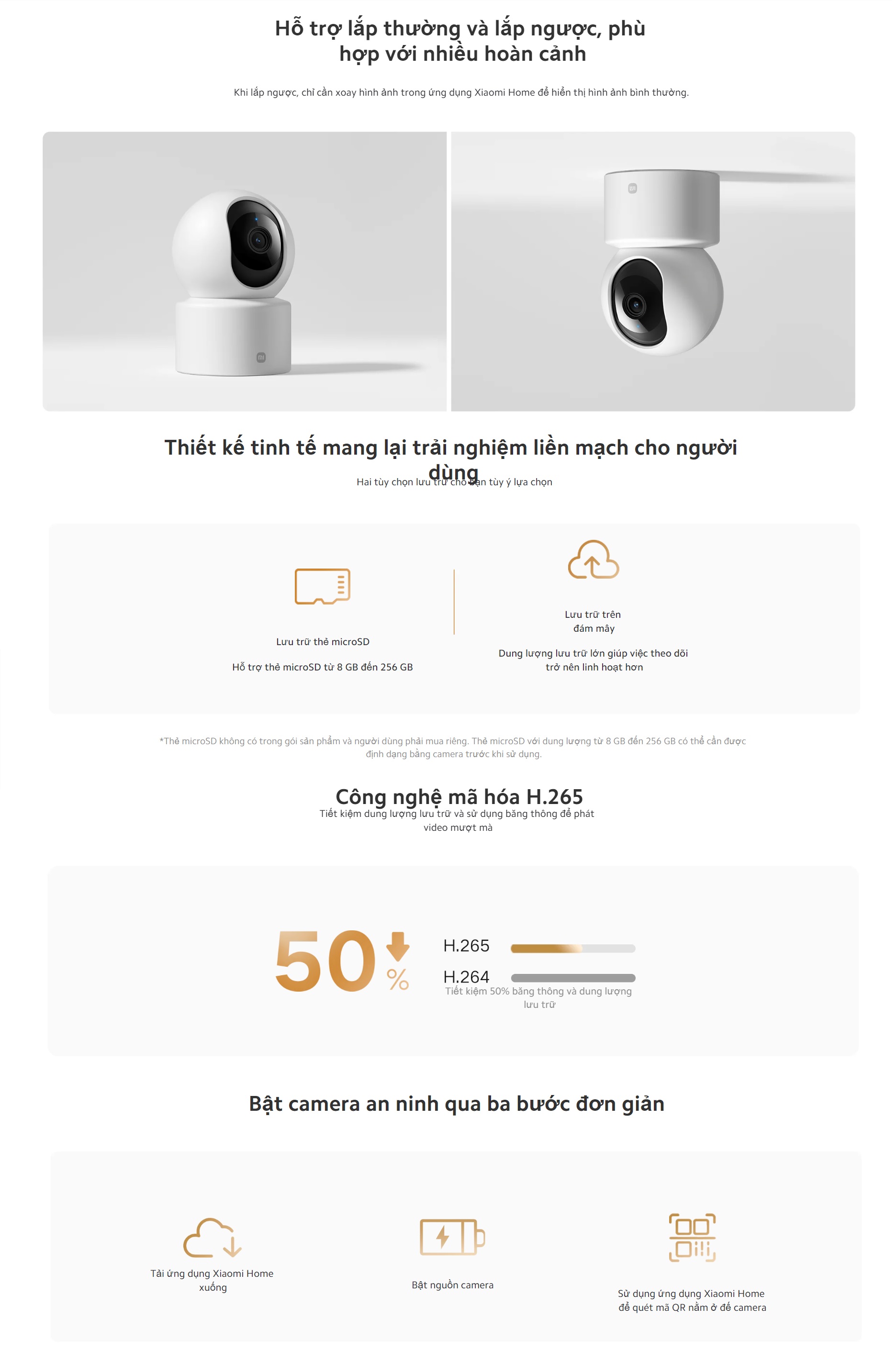 Mô tả Camera Quan Sát Xiaomi Smart Camera C301 | 2K, 3MP, Xoay 360, Phát Hiện Con Người | Phiên Bản Quốc Tế, Bảo Hành 12 Tháng - 6