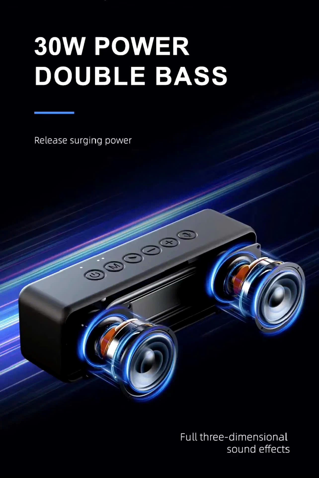 Mô tả Loa Bluetooth Không Dây Di Động SODLK TX6 Công Suất 30W | Bluetooth 5.0 | Chống Nước IPX7 | BẢO HÀNH 12 Tháng - 4