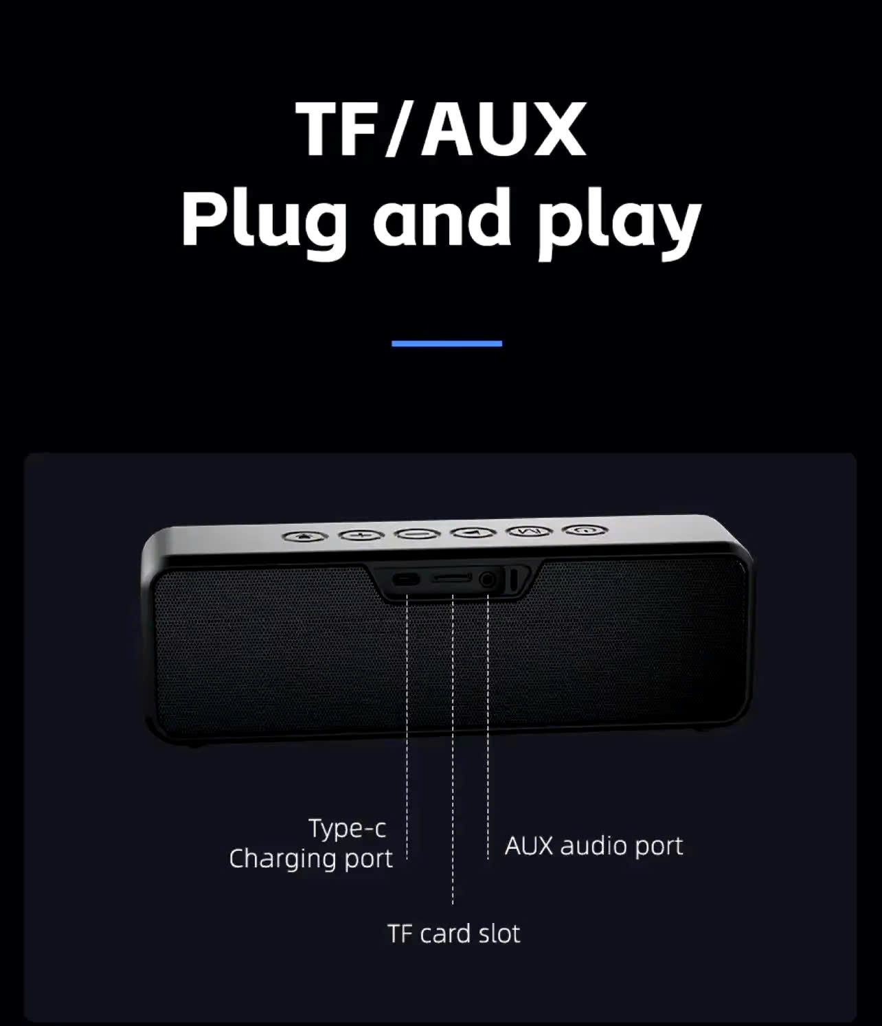 Mô tả Loa Bluetooth Không Dây Di Động SODLK TX6 Công Suất 30W | Bluetooth 5.0 | Chống Nước IPX7 | BẢO HÀNH 12 Tháng - 9