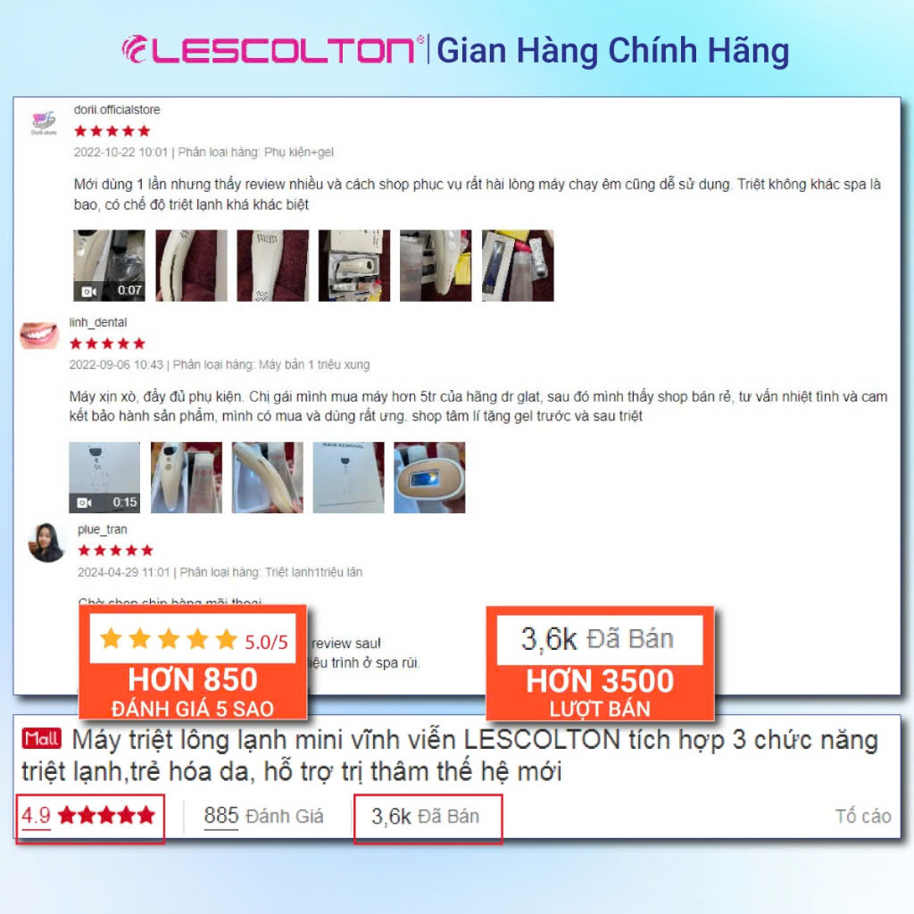 Mô tả Máy triệt lông lạnh 9 MỨC mini vĩnh viễn LESCOLTON  tích hợp 3 chức năng triệt lạnh,trẻ hóa da, hỗ trợ trị thâm 2024 - 5