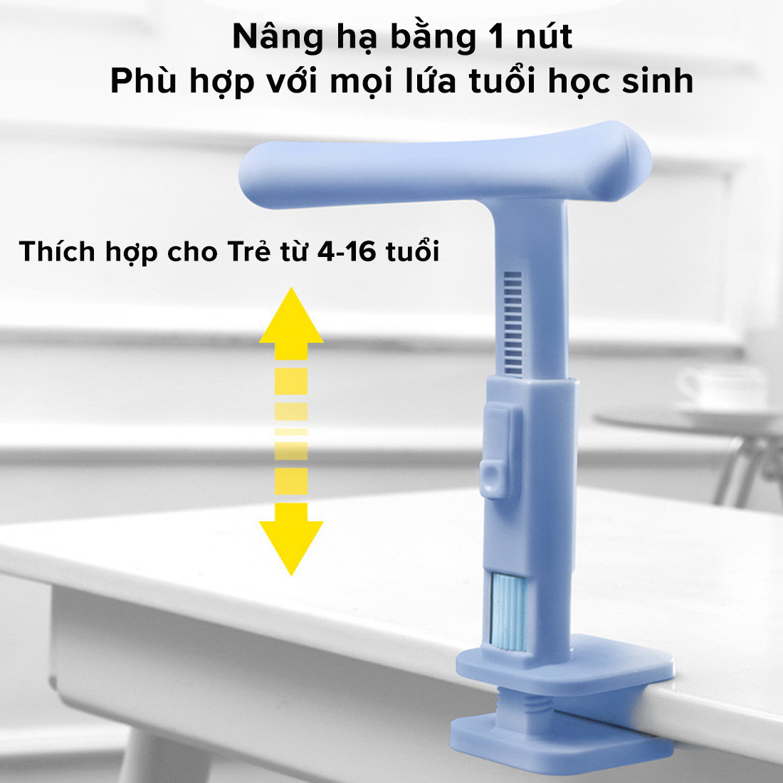 Mô tả Bộ Giá Đỡ Cằm Chống Cận Thị Cải Tiến PRO Dụng Cụ Chống Gù Giúp Ngồi Thẳng Lưng Luyện Chữ Chính Hãng Amalife - 4