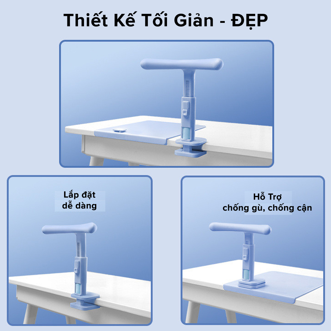 Mô tả Bộ Giá Đỡ Cằm Chống Cận Thị Cải Tiến PRO Dụng Cụ Chống Gù Giúp Ngồi Thẳng Lưng Luyện Chữ Chính Hãng Amalife - 10