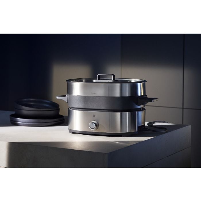 Mô tả Nồi Lẩu Hấp Điện WMF Lono, 2 Ngăn Chống Dính, 1 Xửng Hấp, Tặng Kèm 4 Phụ Kiện, Bảo Hành 12 Tháng - 5