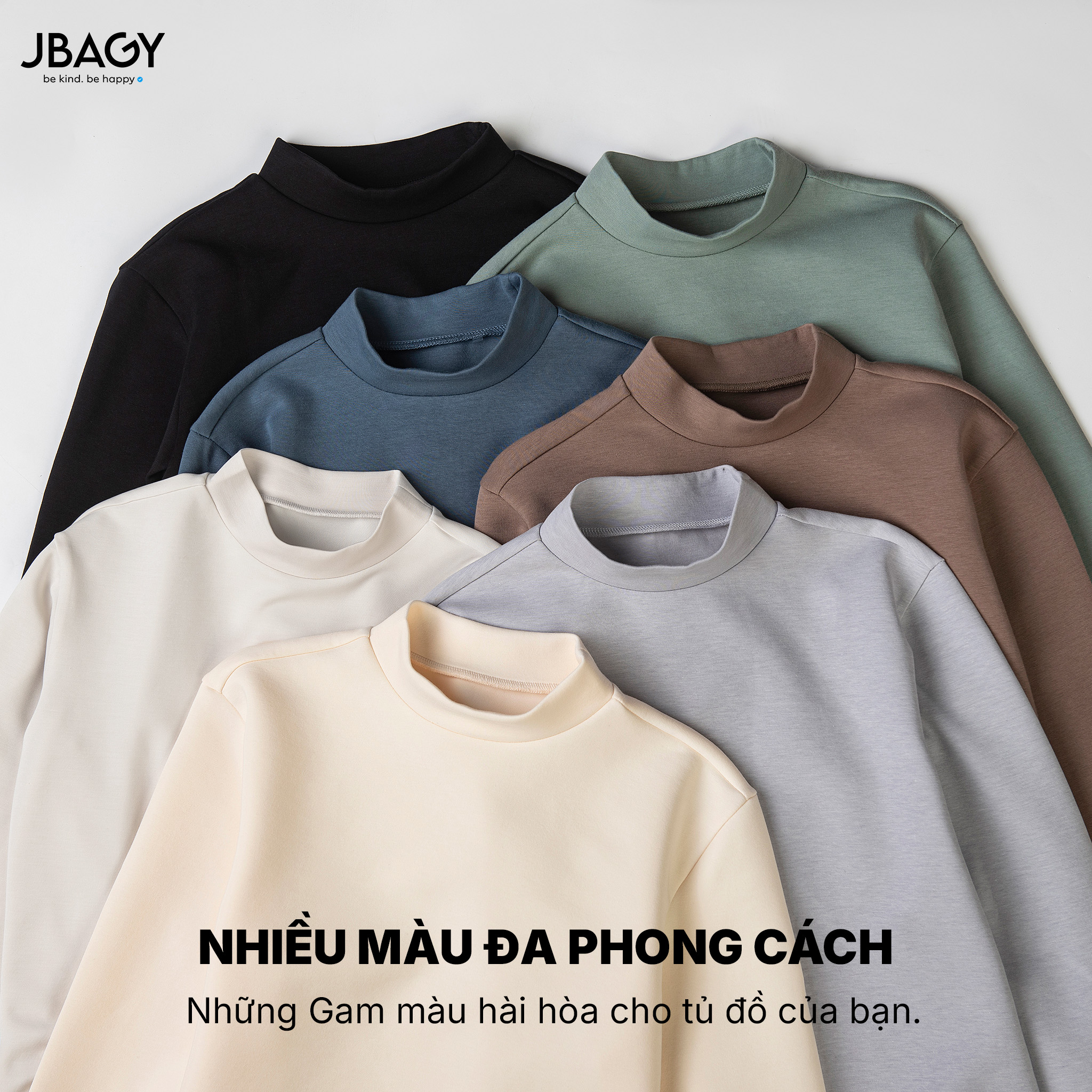 Mô tả Áo giữ nhiệt nam vải UMI thu đông 2024 co giãn 4 chiều JBAGY - JT0102 - 3