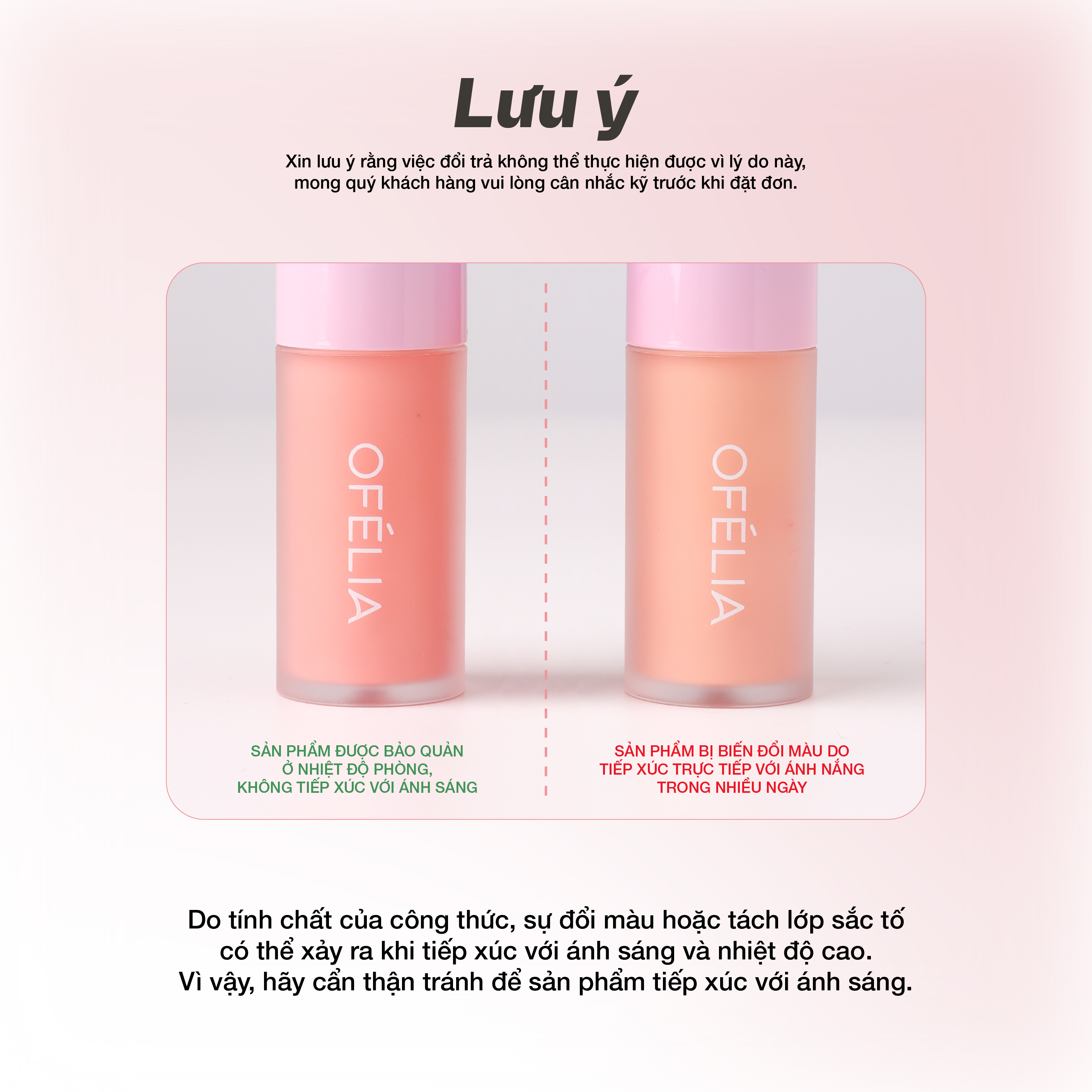 Mô tả [LIVESTREAM] Má Hồng Kem OFÉLIA Lolli Liquid Blush (4.6g) - 6