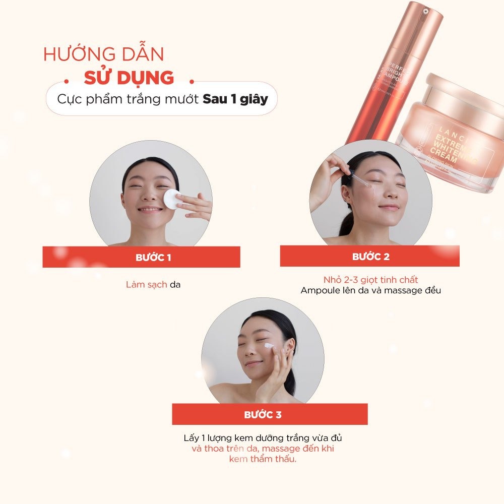Mô tả Bộ đôi Serum mờ nám 50ml và Kem dưỡng trắng 50ml LANCI dưỡng da trắng mướt - 5